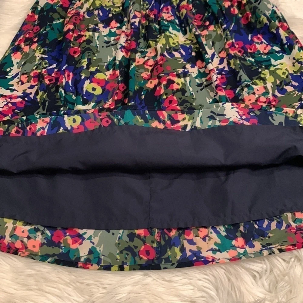 J. Crew gathered floral skirt fully lined 6